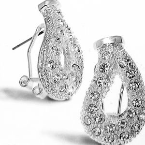 Hang Loose Rhinestone Earrings